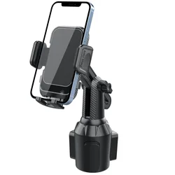 Updated Universal Car Cup Phone Holder Cellphone Mount Stand for Mobile Cell Phones Adjustable Car Cup Phone Mount for Huawei