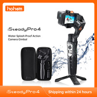 Hohem ISteady Pro 4 Selfie Gimbal for GoPro 11/10/9/8/7/6/5 DJI OSMO Insta360 One R Action Camera 3-Axis Handheld Stabilizer