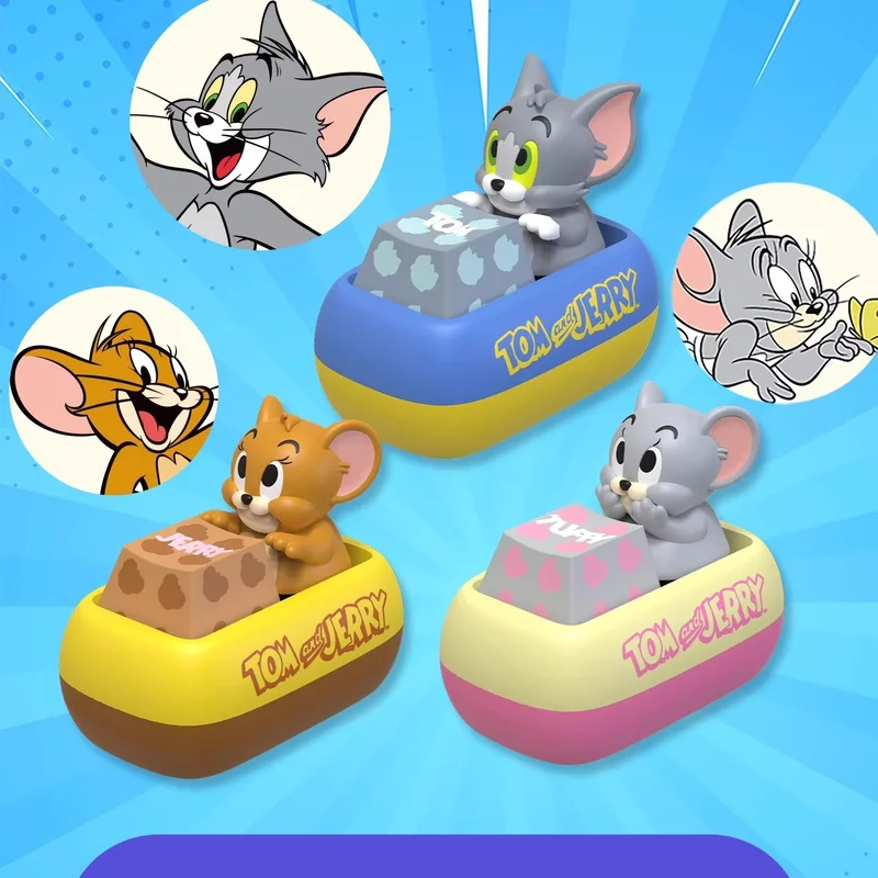 

Soap Studio Аутентичные колпачки для клавиш с кончиком пальца Том и Джерри — креативные колпачки для снятия стресса Tom & Jerry с милыми частицами