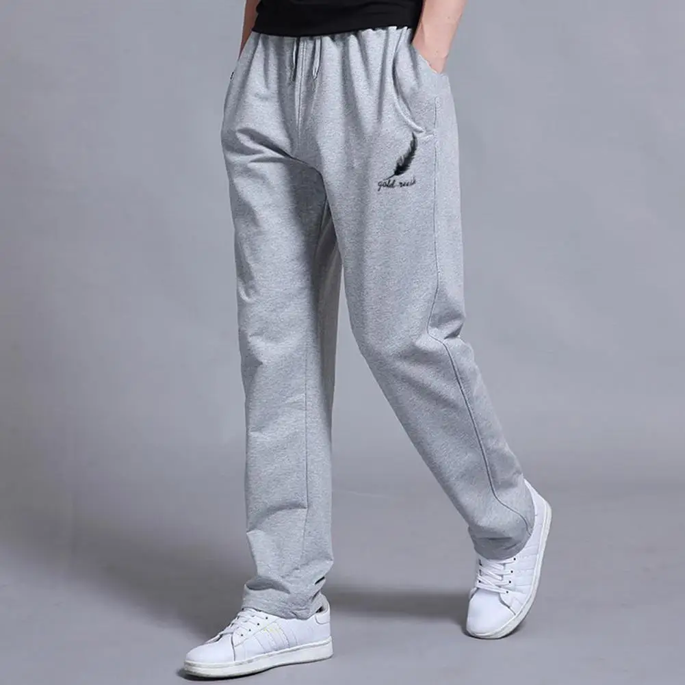 

Cotton Men Sweatpants Sports Joggers Pant Tracksuit Jogging Trouser Plus Size 4xl Sportswear Wide Leg Cloth 2024 Spring