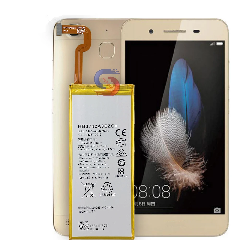 Huawei Enjoy 5S P8Lite GR3 P8 청소년 GR3-2016 휴대폰 배터리, HB3742A0EZC + 공장 도매, 5 개 신제품