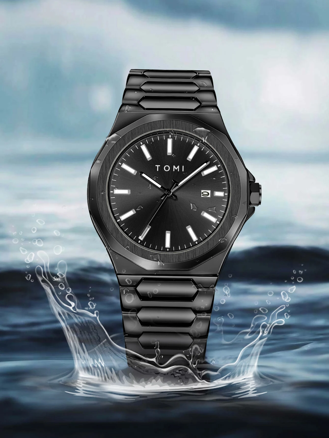 TOMI Luxus Business herren Uhr Geschenk Box Set Hohe Qualität Rose Gold Fall Einfache und Vielseitige Quarzuhr Relogio Masculino – Detail 3