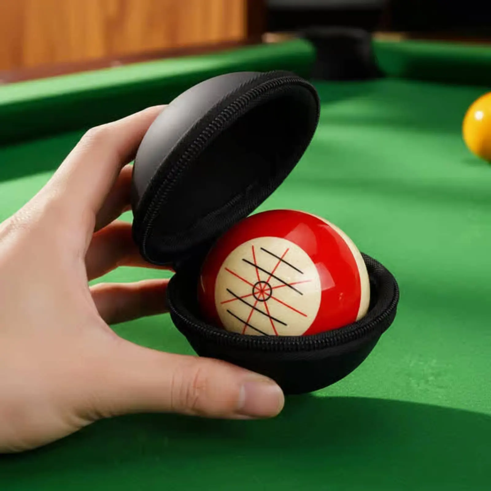 

EVA Billiard Ball Case Shockproof Mini Billiard Ball Case Game Gear Soft Interior Soft Interior Padding Sports Storage Padded