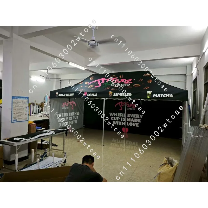 Exhibition Event Marquee Gazebos Custom Printed Vendor Business Advertising Canopy Pop Up Foldable Tent wall