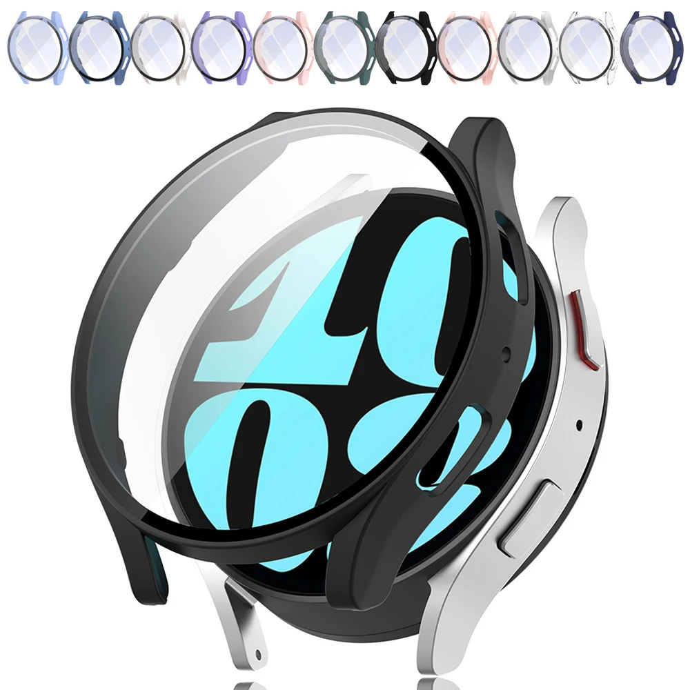 Cover per Samsung Galaxy Watch 6 40mm 44mm custodia protettiva antigraffio per paraurti per PC per accessori Samsung Watch6