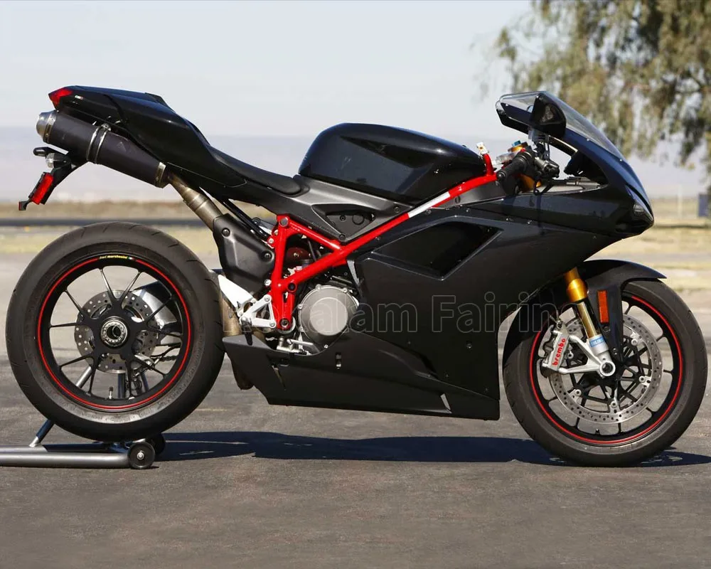 Motorbike Bodywork Kit For Ducati 848 1098 1098S 1198 2007 2008 2009 2010 2011 ABS SportsBike Fairing Kit (Injection Molding)