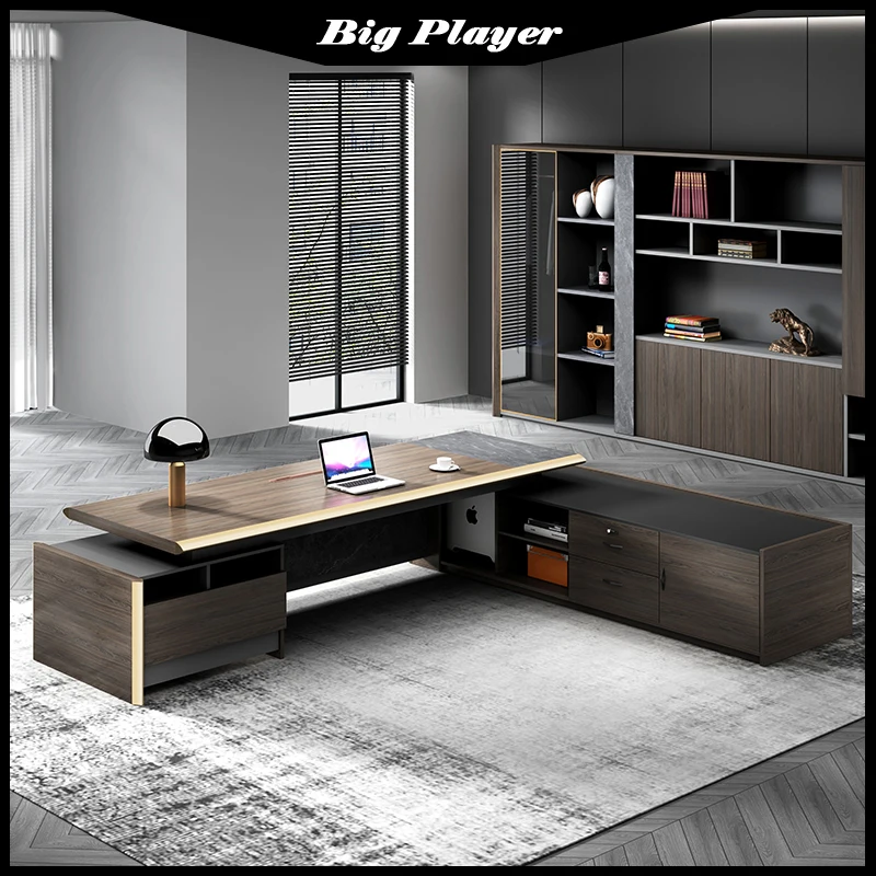 خزانة مكتب فنية للتخزين، ملحقات بسيطة وحديثة، مكتب غير عادي، أثاث مكتب أوروبي عالي الجودة #4