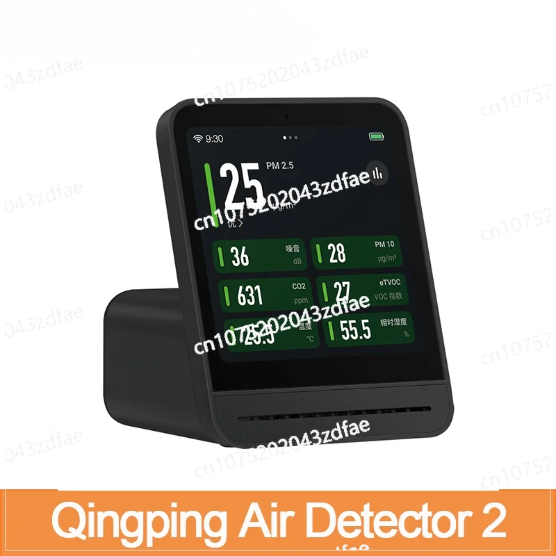 Air Detector 2 Temperature and Humidity Sensor Touch Screen CO2 PM2.5 Quality Monitor Smart Home and Mi Home App Work Together