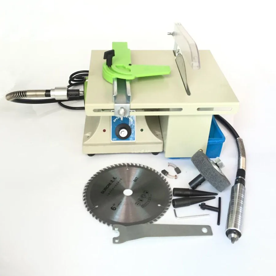 Popular High Quality Gem Cutting and Polishing Machine Mini Cutting Machine  Cutting and Polishing Machine with Shaft