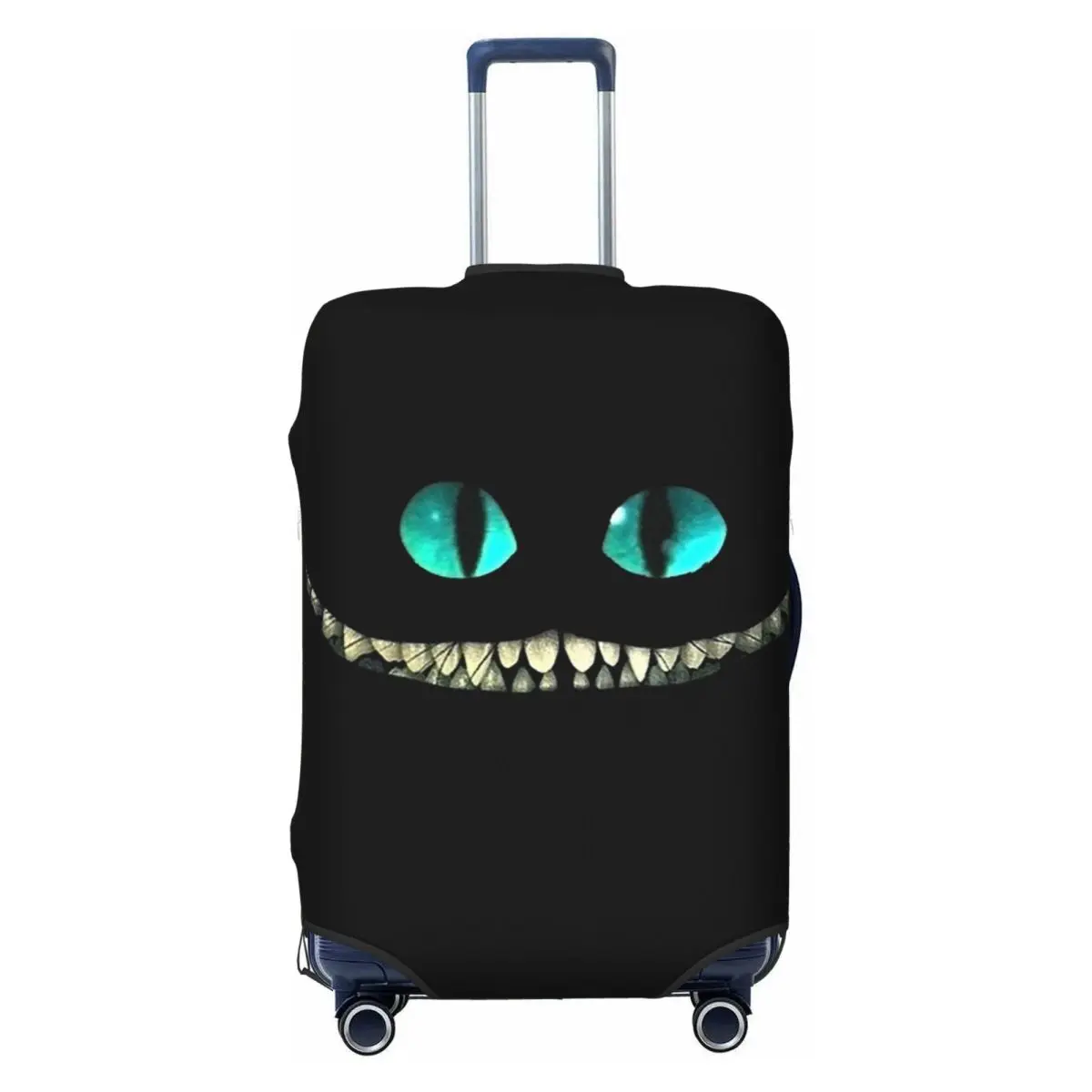 

Custom Cheshire Cat Face Suitcase Cover Washable Alice In Wonderland Luggage Covers Protector for 18-32 inch