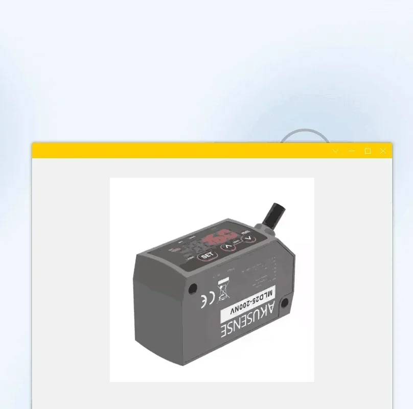 Triangular measurement sensor MLD25-200PV
