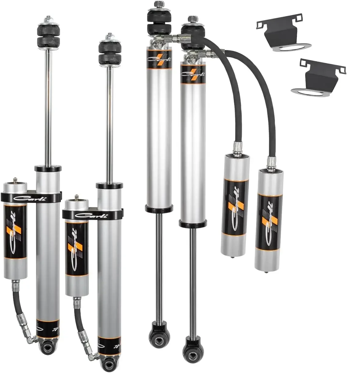 Backcountry Leveling Shock Set, Remote Reservoir, Ram 2500 HEMI, 4x4