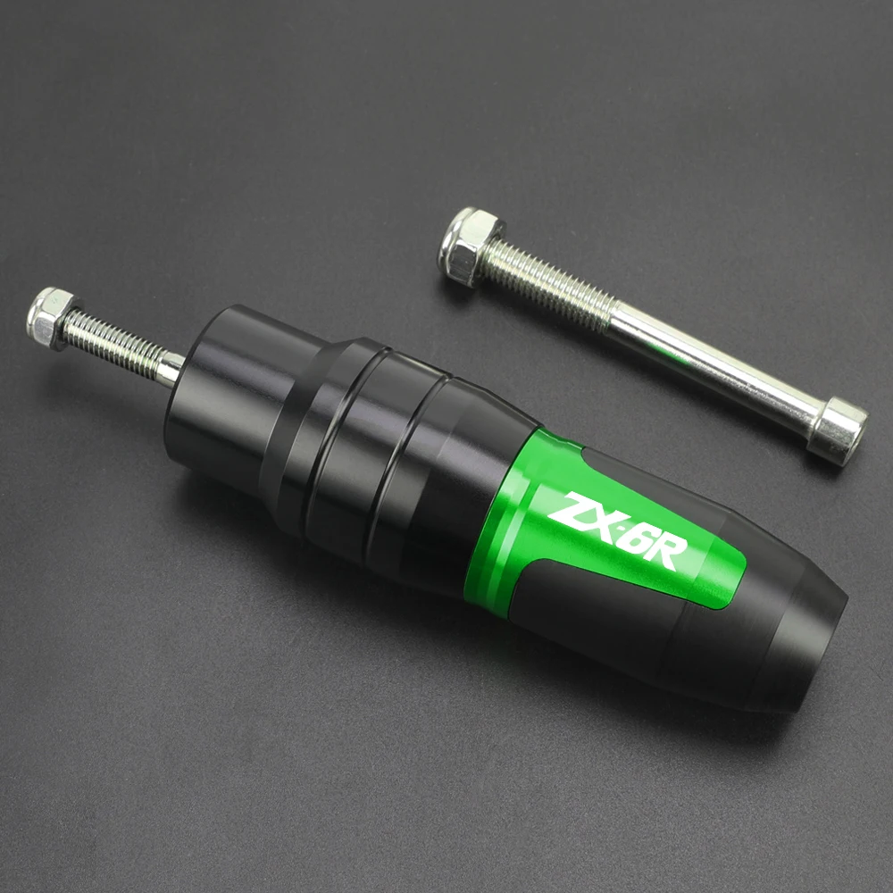 Engine Crash Pad Frame Sliders Protector For KAWASAKI ZX6R ZX6RR ZX-6R ZX-6RR 2000-2023 Exhaust Slider Crash Falling Protection