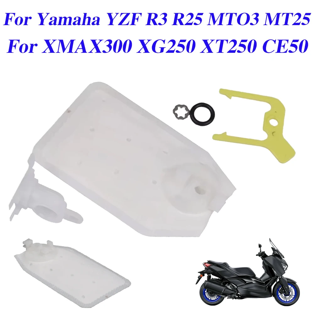 

Motorcycle Parts Fuel Pump Filter Strainer For Yamaha YZF R3 R25 MT03 MT-03 MT25 MT-25 CE50 Jog 50 XMAX 300 XG250 TRICKER XT250