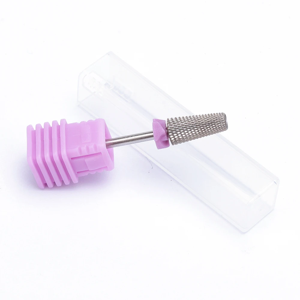 Brocas de uñas 2XF 5 en 1, fresa eléctrica giratoria de cerámica para manicura, herramientas quitaesmalte en Gel, 1 ud.