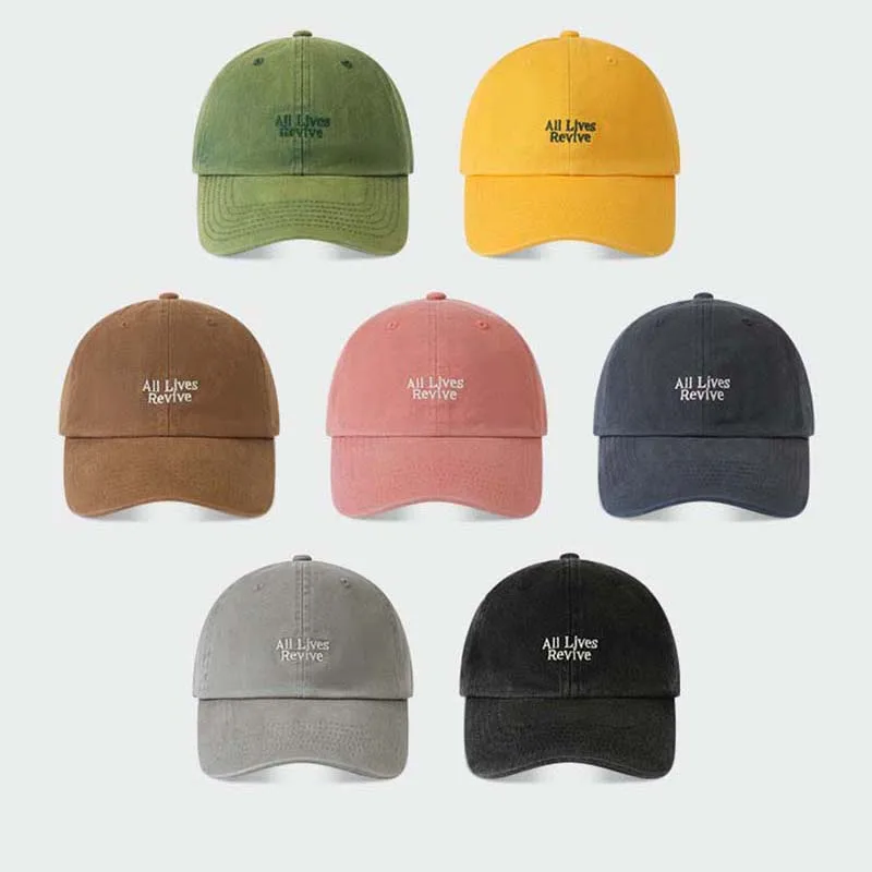 Czapka baseballowa w stylu koreańskim z bawełny, regulowana, dla młodzieży i kobiet, prosta, jednokolorowa, z szerokim rondem i daszkiem, czapka typu snapback dla mężczyzn, czapka skull cap.