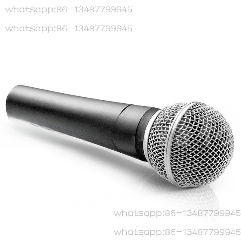 558S Wired Dynamic Microphone, Full Metal Handheld Mic for Stage Performance KTV Home Karaoke Live Streaming Vocal Recording