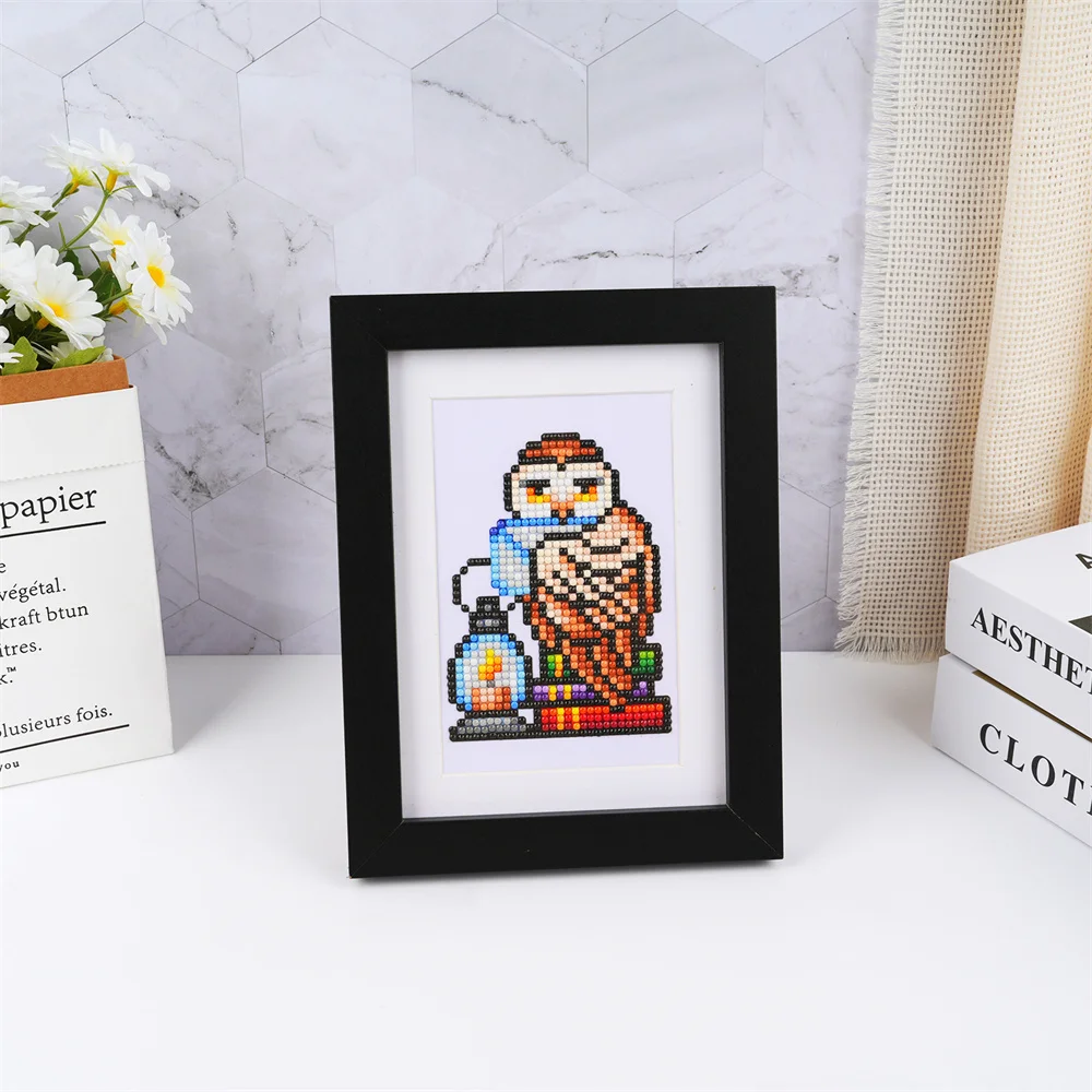 Momoart Castle Diamond Painting Cartoon Witch Handmade Holiday Gift DIY Diamond Mosaic Abstract Handmade Gift