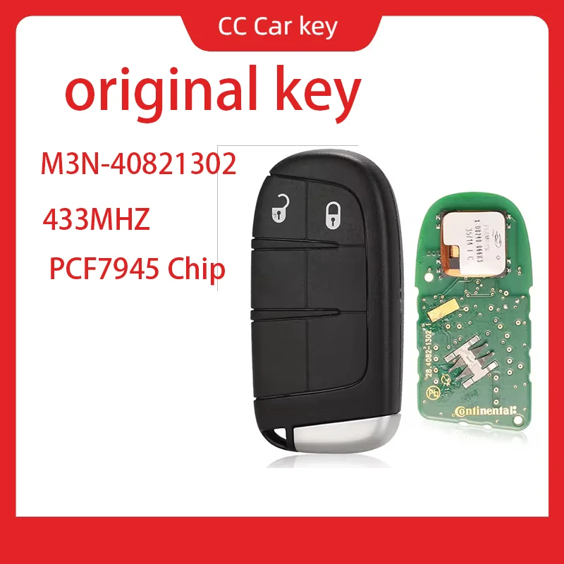 

FCCID M3N-40821302 735577273 Original Smart Key For Fiat Freemont 500L 2012-2018 Remote 433MHZ PCF7945 Chip