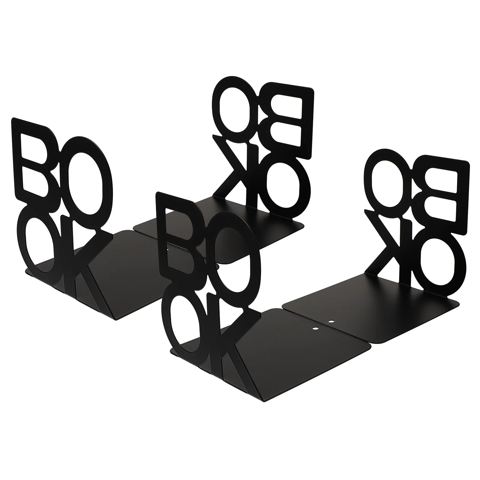 4 шт. металлический подставка для книг, нежные органайзеры для книг, нержавеющая вертикальная полка для хранения книг, аксессуары, нежный подставка для книг