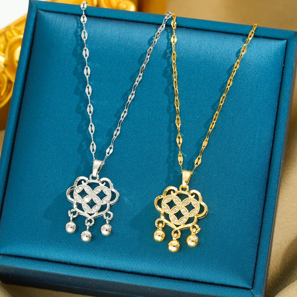 

Женское колье из титановой стали, модное, простое, нишевое, высококачественная цепочка на ключицу