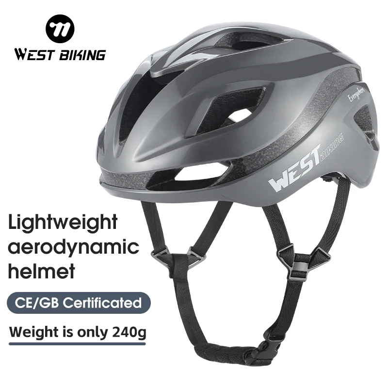 WEST BIKING Aerodynamics Cycling Helmet Lightweight Integrated Professional Road Bike Helmet CE/GB Dual Certified Safety Helmets