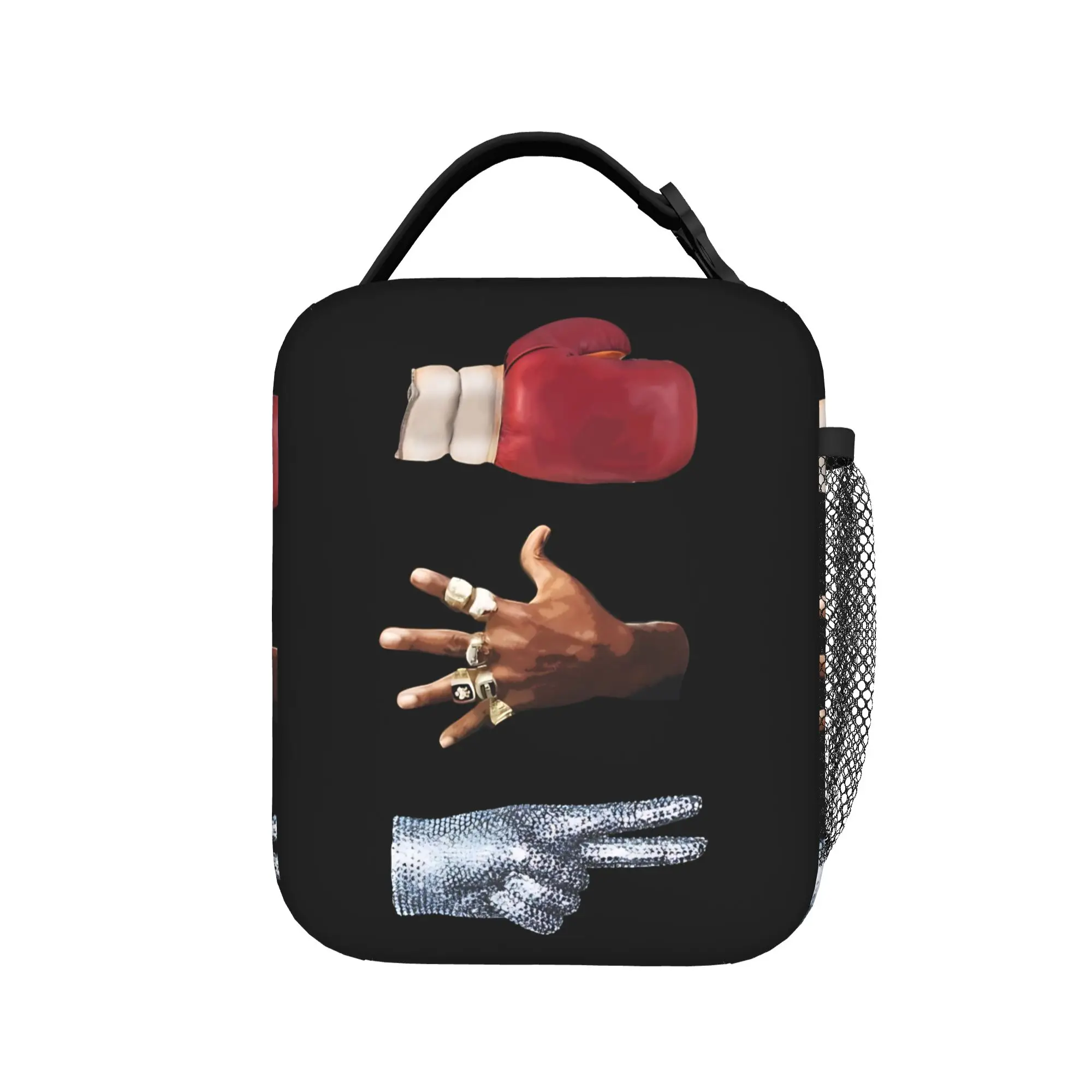 MJ Pop King Insulated Lunch Bags Thermal Bag Reusable,Lunch Container M-Michaels Leakproof Tote Lunch Box Girl Boy Work  Picnic
