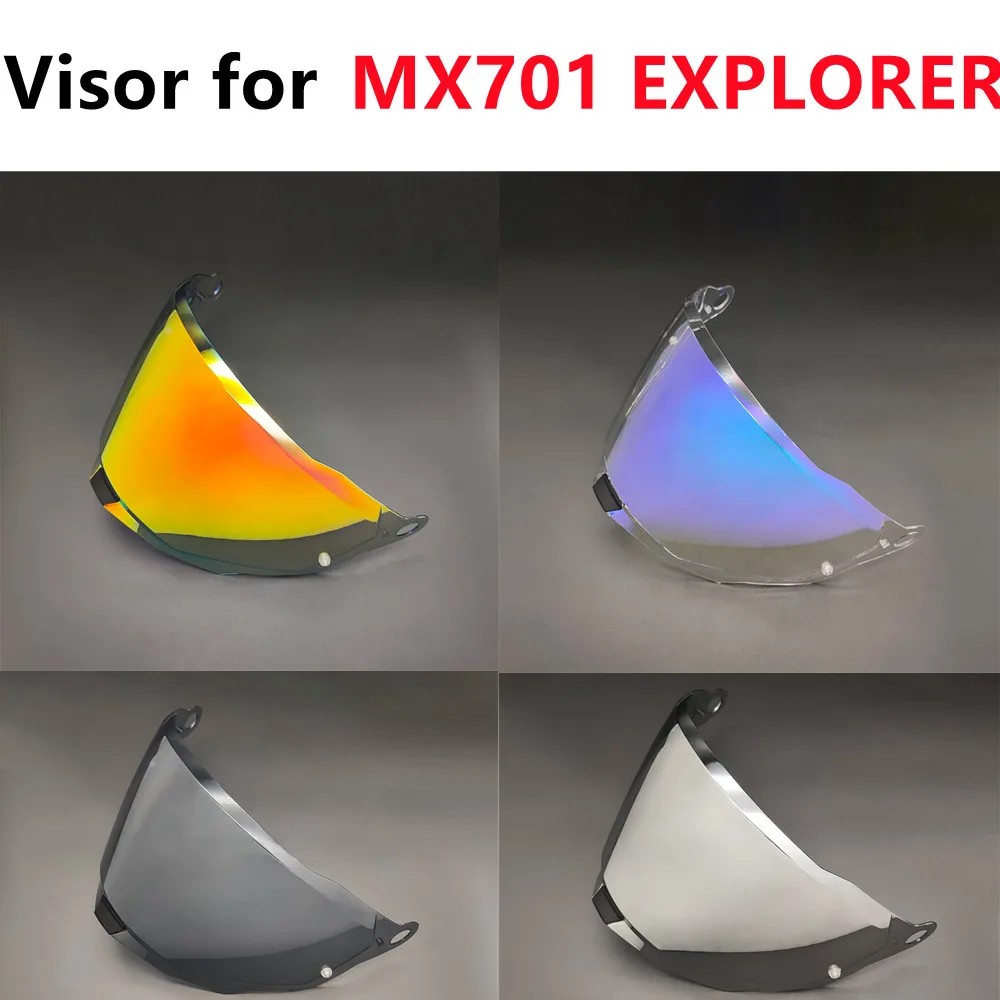 

MX701 Visors Replacement for LS2 EXPLORER Rally Helmet Shield Off-road Faceshield Windproof Motocross Lens Uv Protection