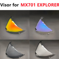 MX701 Visors Replacement for LS2 EXPLORER Rally Helmet Shield Off-road Faceshield Windproof Motocross Lens Uv Protection