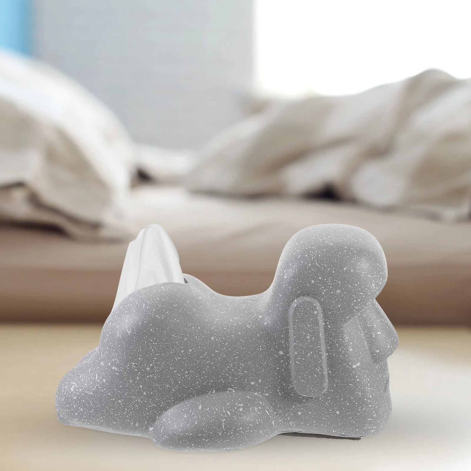 

Creative Moai Design Tissue Box Holder Cute Napkin Case for Home Hotel Bar Restaurant Tabletop Paper Towel Dispenser