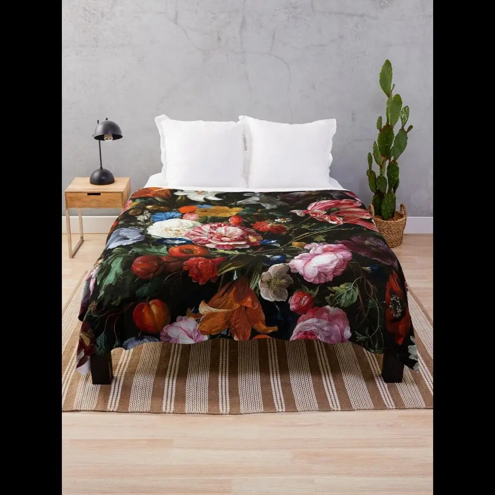 

Голландское полночное ботаническое ночное садовое одеяло, мягкий уютный плед для домашнего декора