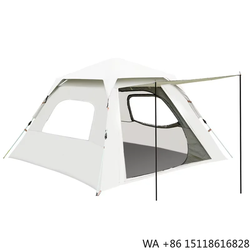 Manufacturer's Outdoor Portable Folding Tent Fully Automatic Thickened Rainproof Oxford Fabric for Park Picnic Camping
