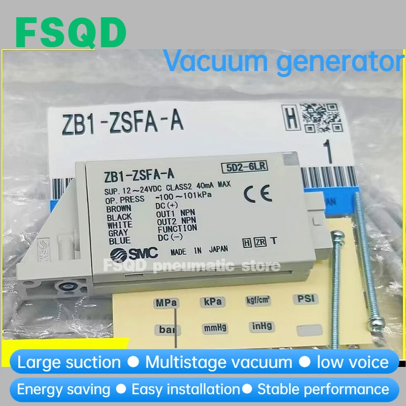 ZK2-ZSVA-A ZK2-ZSEAM-A ZK2-ZSEA-A ZK2-ZSEB ZSEBM ZSFA ZSFAM ZSFB ZSFBM ZSVAM ZSVB ZSVBM-A FSQD SMC Vacuum Generator ZK2 Series