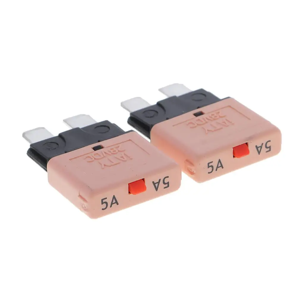 Waterproof Mini Blade Fuse Circuit Breaker Surface Mount Manual Reset Auto Fuses for Car Boat Applications