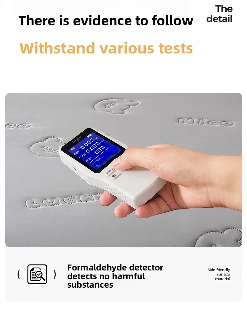 Ultraschallgestepptes Queen-Spannbettlaken Wasserdichter King-Matratzenschutz mit Gummiband Anti-Milben Weicher Atmungsaktiver Bettüberzug – Detail 13