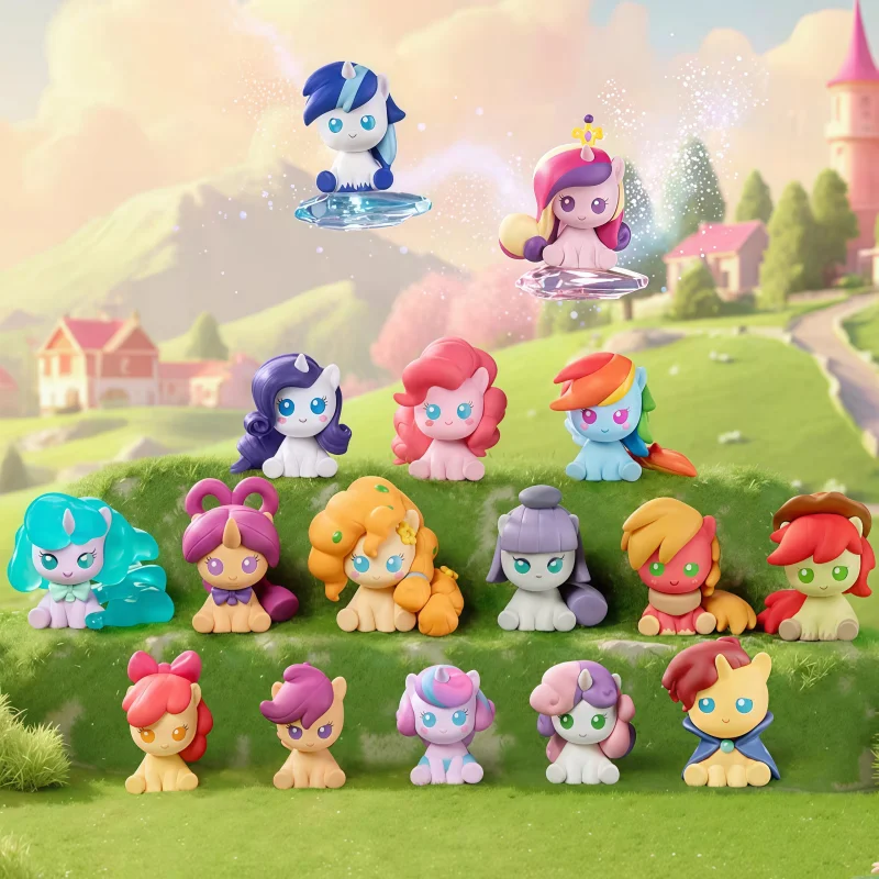 

Funism My Little Pony Home is Protection Series Magic Bottle Blind Box Figures Set Desktop Ornament Official Birthday Gift