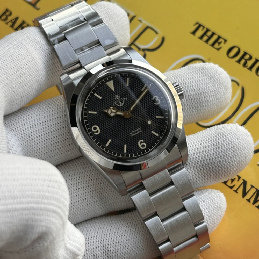 

Hruodland 2025 new 36MM NH38 men's automatic mechanical watch sapphire stainless steel waterproof 20Bar reloj hombre watches for