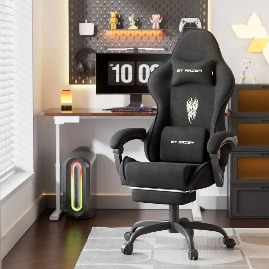 High Back Gaming Chair, Ergonomic Gamer Chair For Adult