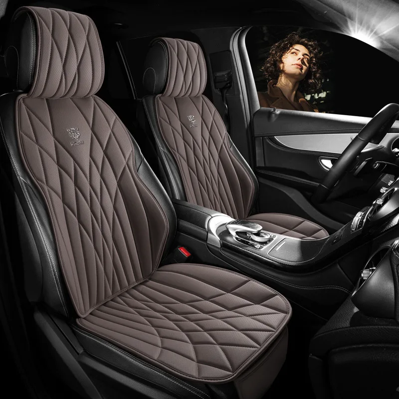 Universal Car Seat Cover Set Leather Car Seat Protective Covers Car Accessories Interior Comfortable Auto Seat Cushion Full Set