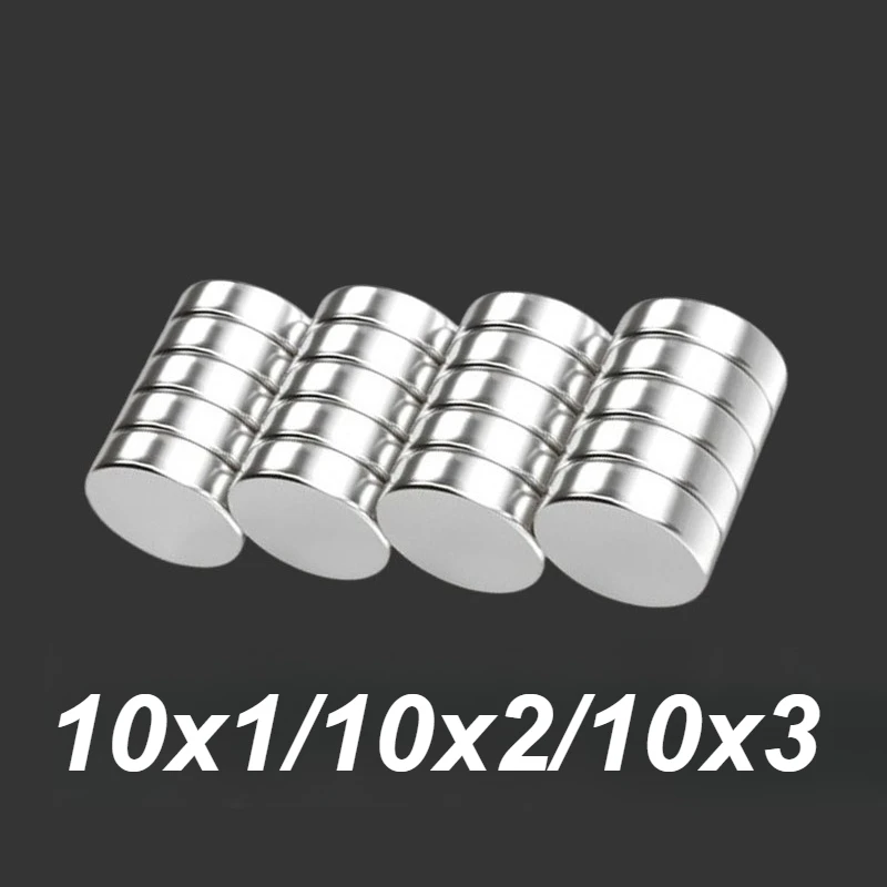 10x1/10x2/10x3mm Magnet, Suitable for Component Connection, Necklace or Bag Buckle, Bathroom Accessories Whiteboard Fixation