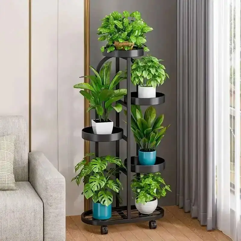 

Rack Room Designer Living Aesthetics Flower Minimalist Flower Stand Light Luxury Fashion Decorations Porte Plantes Furniture