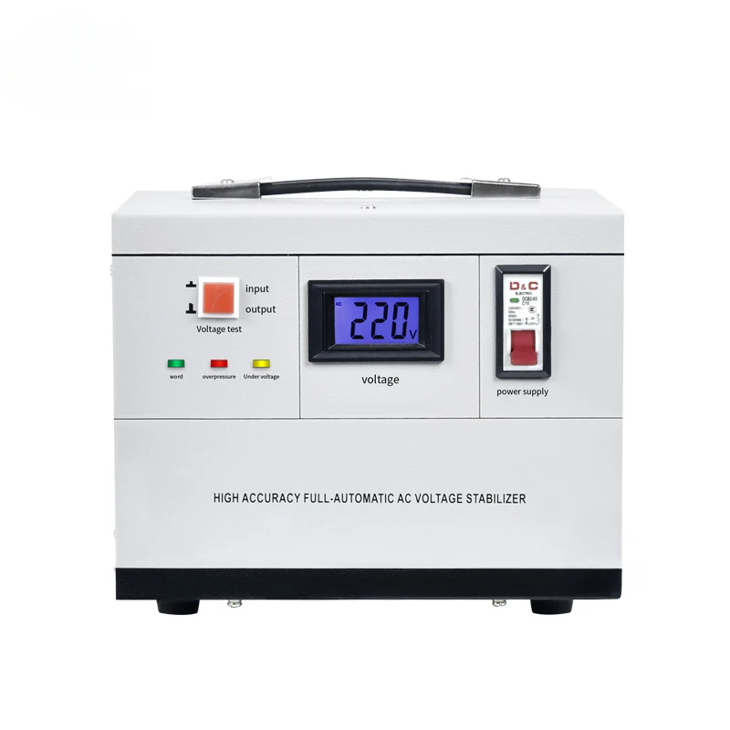 

TND-2KVA Voltage Regulators Stabilizers Single Phase AVR Intelligence Automatic AC Manufacturer Direct Sales