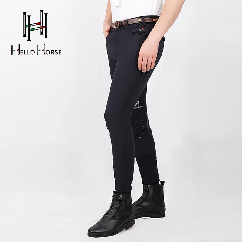 Hello Horse Equestrian Breeches - Slim Fit, Stretchy Riding Pants For Men And Women - Korean Style Equestrian Apparel