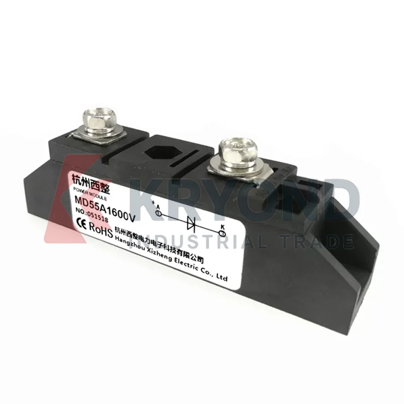 MD Series 1600V Photovoltaic Rectifier Diode Module 26A-500A Reverse Current Blocking for Solar PV Battery Charging DC Systems
