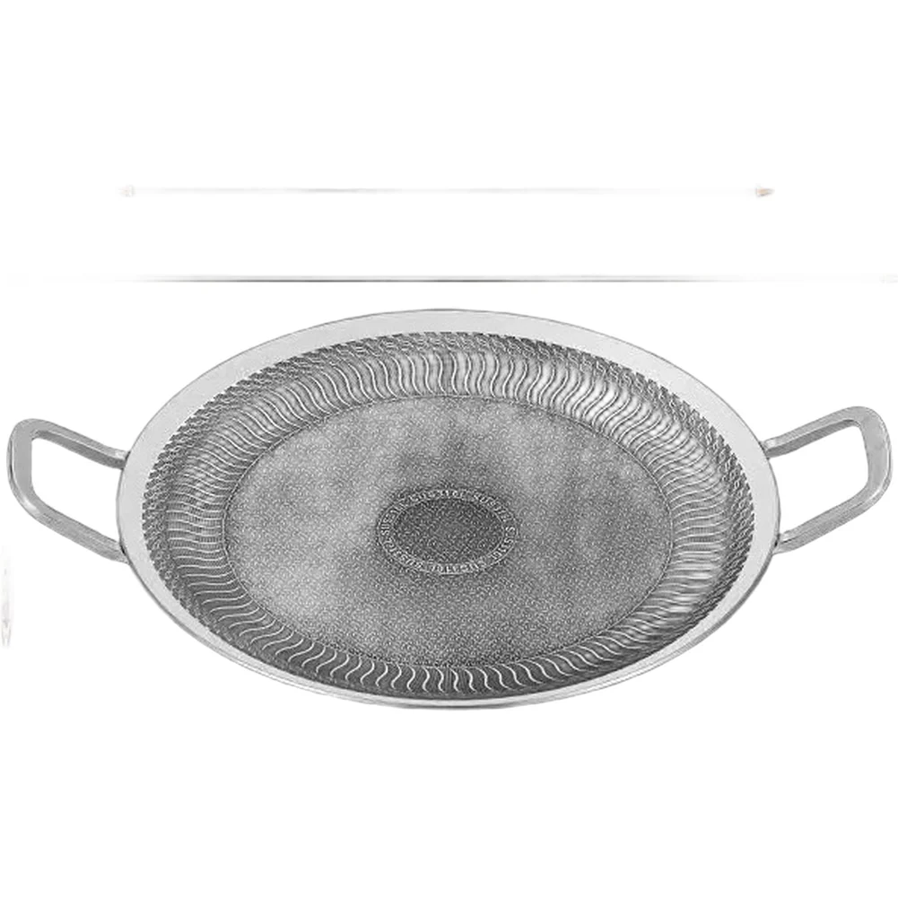 Backyard BBQ 49*37.5*2cm Smokeless Griddle Five-layer Construction Even Heat Distribution Excellent Heat Retention
