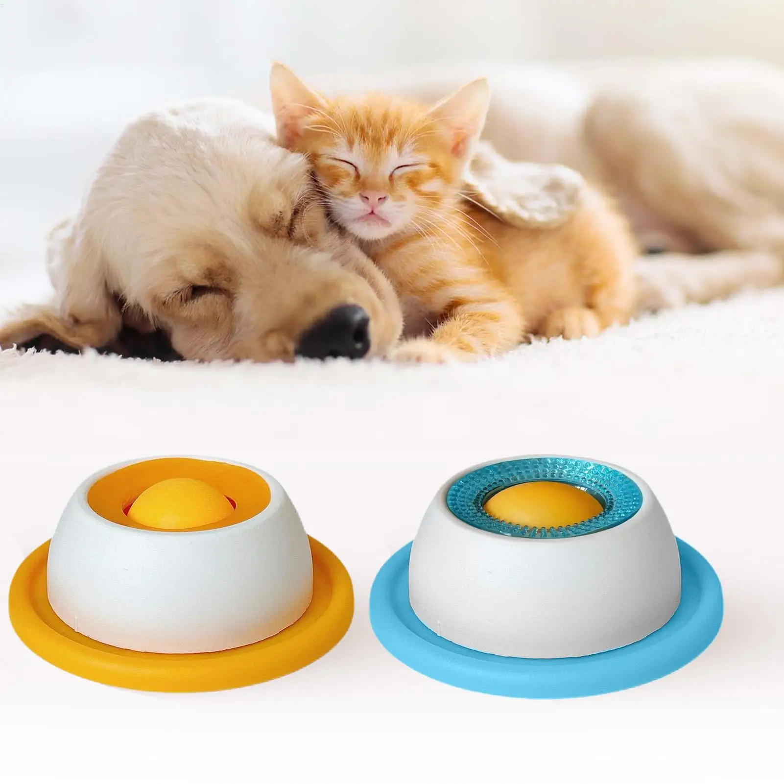Cane Gatto Cucciolo Leccare Giocattolo Puzzle Giocattoli Per Cucciolo Annoiato Alimentatore Lento Forniture Per Mangiare Sano Cibo Cassa Accessorio Per Animali Domestici Per L'alimentazione