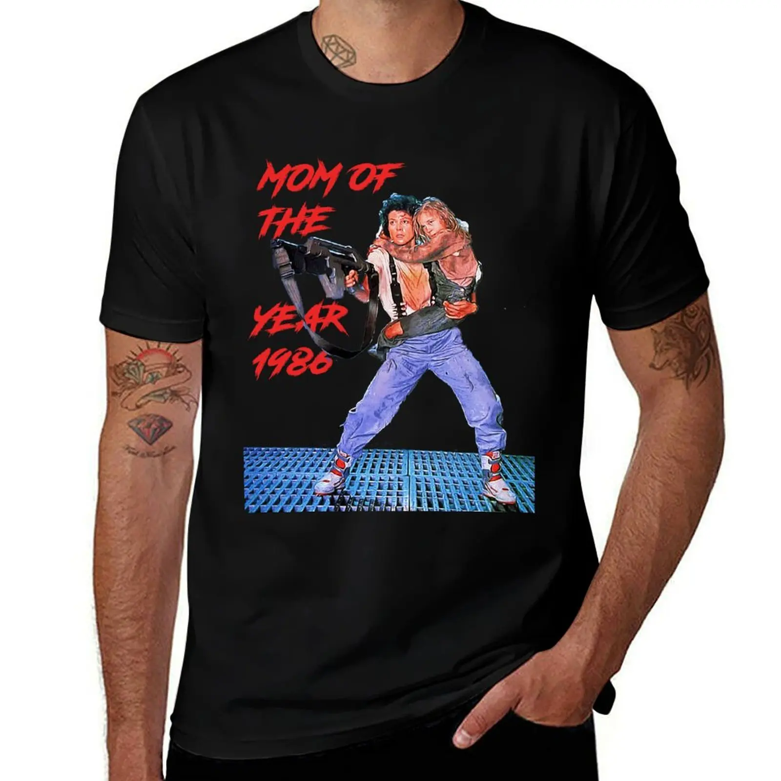 

Aliens - Ripley - MOTY 1986 T-Shirt Casual Soft Cotton Short Sleeve Tee