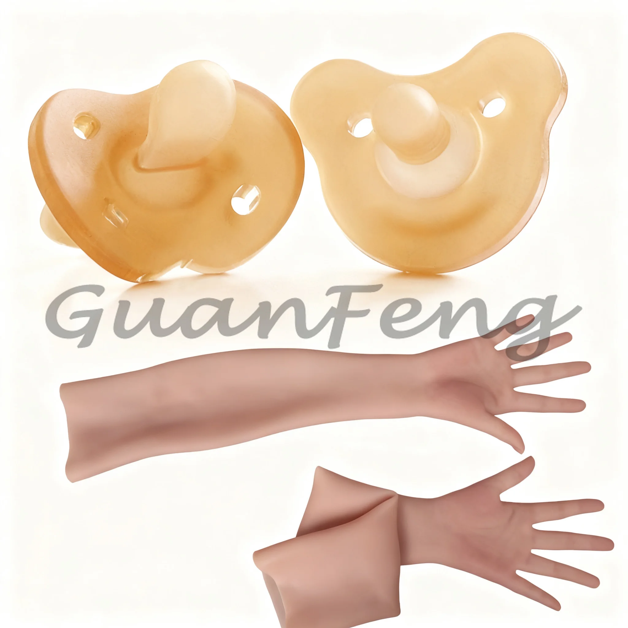 Veined Realistic Skin Silicone Gloves, Female Hand Covers for Crossdresser Cosplay Roleplay