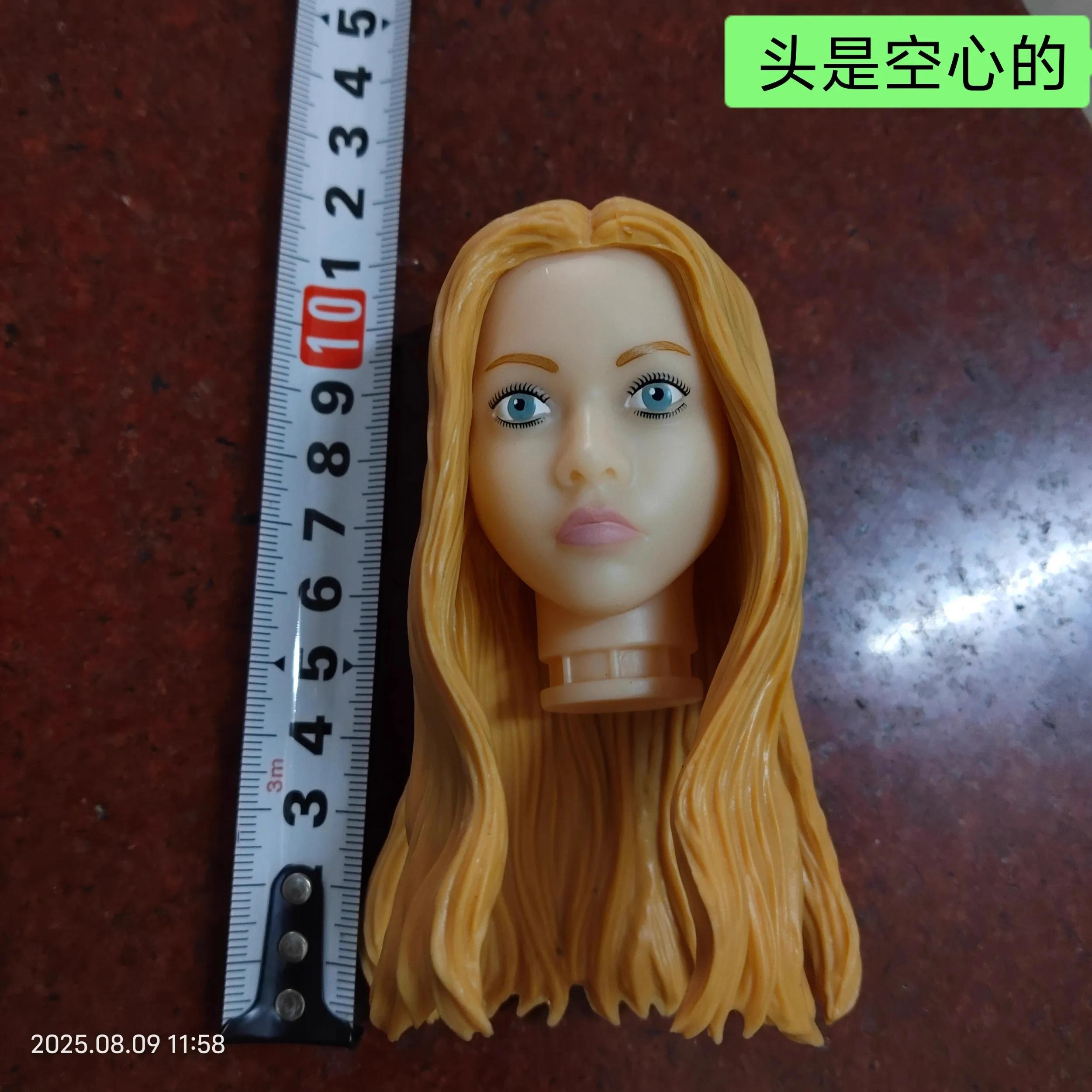 

1/6 27cm doll barbi head gift for girl collection toy with hair baby head dongcheng