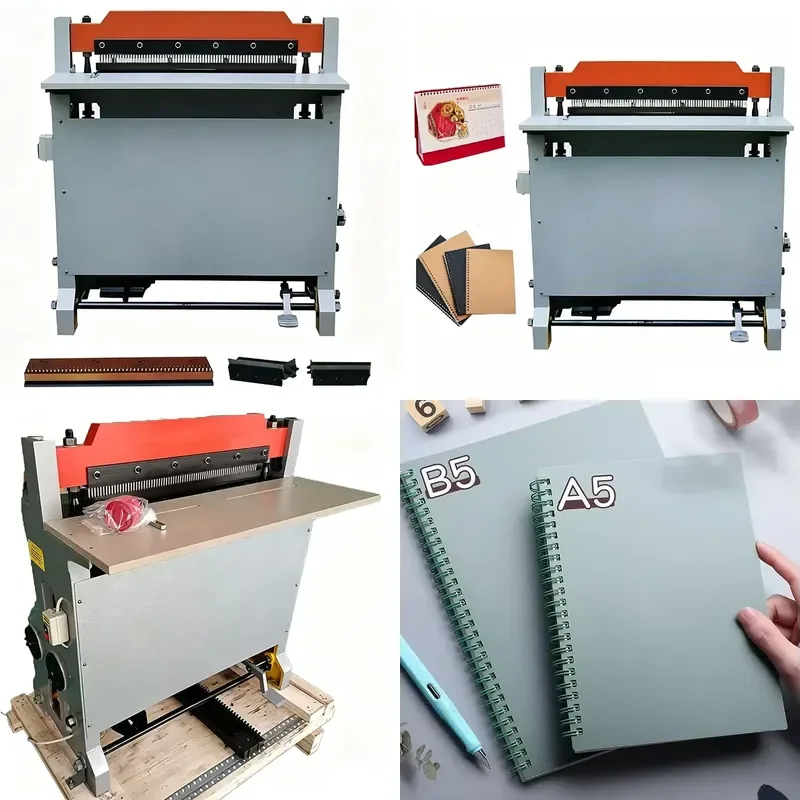 Paper Punching Machine for Calendar Hardcover Book Processing 120 Times Per Minute High Speed Paper Hole Puncher Machinery